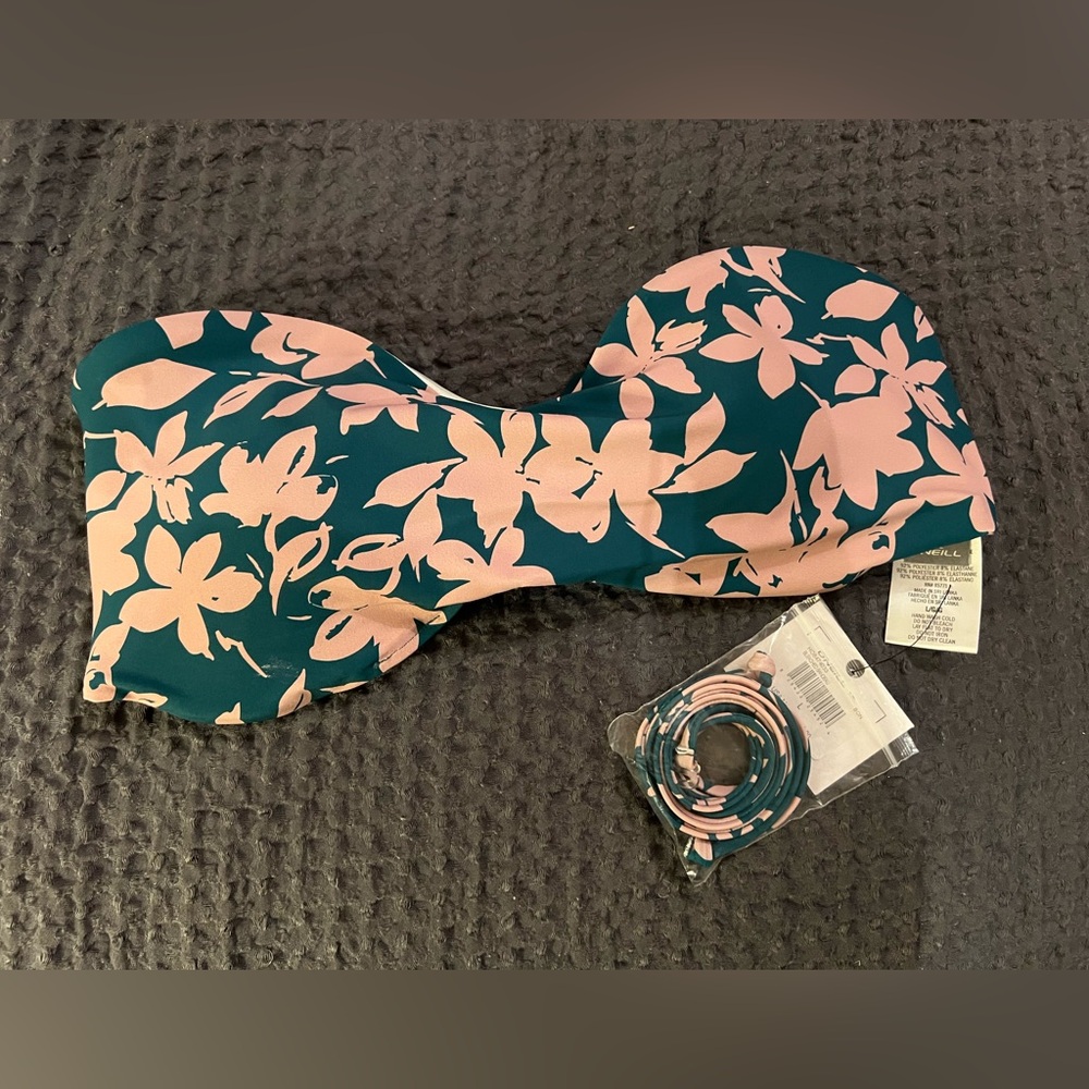 O’Neil strapless bikini top size L